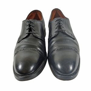 Ralph Lauren Cap Toe Black Oxford Derby Mens Shoes Size 11 D